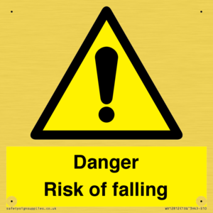Danger Risk of falling